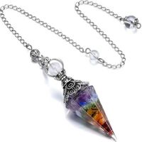 Pendules Facettés - Pour la Radiesthésie, le Reiki, la Divination, PENDULE ESOTERIQUE - PENDULE DIVINATOIRE - PENDULE RADIESTHESIE