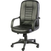 Silla con Ruedas - Sillón de Oficina Negro