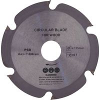 DISCO PER LEGNO '1050' diametro mm 115 - 6 denti - ECEF