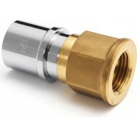 Raccordo femmina diritto Ø16x1/2 in ottone nichelato per tubo gas pex-al-pex balpex mp gas bampi gmpmf1612