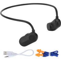 Casque à conduction osseuse V13 IPX8 étanche avec lecteur MP3 intégré pour sports aquatiques