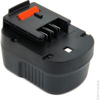 NX – Batterie 12V 1.5Ah compatible Black & Decker – Nickel-métal hydrure – Performance fiable pour perceuse et visseuse – 555g