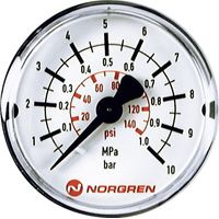 IMI NORGREN Manometer 18-015-889 Anschluss (Manometer): Rückseite 0 bis 16 bar Außengewinde R1/8 1