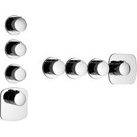 Gessi Anello, Fertigmontageset mit 3 separaten Wegen, 43236727