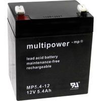 Batterie multipower pb-12-5,4-4,8 12V 5.4Ah rechargeable AGM