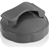 Accesorios para bebidas, tapas de repuesto para la junta con mecanismo flip para extractor 600 W / 900 W, gris.