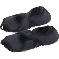 Chaussettes antidérapantes pour yoga et fitness adulte professionnelles (Gris, Taille M)