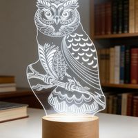 Veilleuse LED Lampe 3D RGB