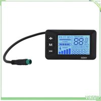 Compteur de vitesse, écran couleur ABS étanche à l'eau connecteur 5 broches rétroéclairage panneau de commande d'affichage LCD pour