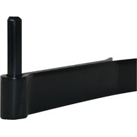Gond de volet à sceller 2 lames 40x5x120mm diamètre 14mm cataphorèse noire TORBEL 6145144
