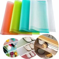 Lot de 8 Sets de Table Lavables Tapis de Réfrigérateur PVC Tapis Frigo Antidérapant Tapis de Table Tapis de Tiroir pour Cuisine Restaurant Table à Manger