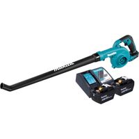 Souffleur sans fil Makita DUB 186 Z 18 V + 2 batteries 9,0 Ah + chargeur