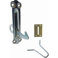 Federstopper mit Glitter BOURG MERMIER 45 mm weiß verzinkt - M-256453