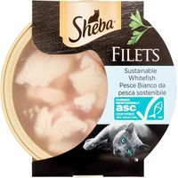 Sheba Cat Filets Pesce Bianco - Sheba Cat Filets Pesce Bianco - Vaschetta Da 60 Gr