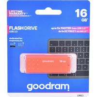 Goodram UME3-0160O0R1 clé USB 16 Go USB Type-A 3.2 Gen 1 (3.1 Gen 1) Orange