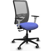 Chaise de bureau piqueras y crespo Zulema blanc roulettes parquet