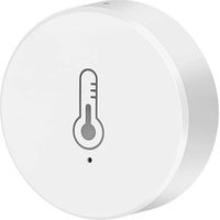 Thermomètre hygromètre sans fil:ZigBee Smart moniteur de température et d'humidité avec alertes d'application,stockage et export de données