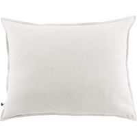 Taie d'oreiller toutes dimensions "Candice" Flanelle de Coton l'Effet Papillon - Candice Neige - - Candice Neige - Taie d'oreiller 50 x 70 cm volant plat piqué