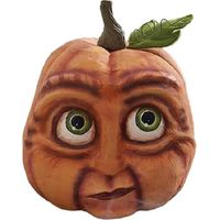 Tête de citrouille décorative - Accessoires décoratifs - Halloween - Résine - Mixte - Extérieur