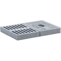 DALLMER Rejilla para Ballstau 110, gris, 250 x 180 mm, 724922