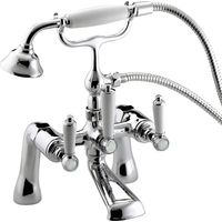 Bristan Renaissance Bath Shower Mixer Tap Pillar Mounted - Chrome