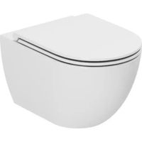 Vaso wc sospeso in ceramica bianca serie comoda con sistema easy clean AZZURRA