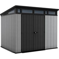 Keter Artisan 9x7 2.0 Gerätehaus Kunststoff - 278 x 218 x 226 cm, grau/anthrazit