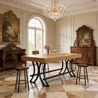 Table moderne multifonction table d’îlot de cuisine table de bar table seule design contemporain gain de place cuisine salon