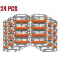 Kit De 24 Paquets De 5 Lames De Rechange Pour Rasoir Gillette Fusion Proglide Power