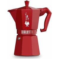 Exklusive rote mokka-kaffeemaschine mit 6 fächern - Bialetti - 0009056