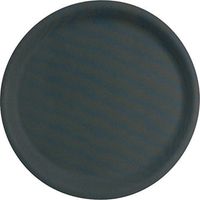 Plateau de service anti-dérapant - noir - 32cm