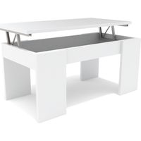 Mesa de Centro elevable MC-4 - Blanco