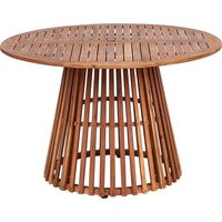 Gartentisch AGELLO 120 cm 120 cm Akazienholz Braun