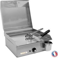 Plancha électrique PLANCHAELEC NEO E420 - 1800W + Couvercle + 2 ustensiles