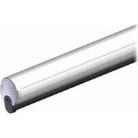 Roger - BA/91/3 LACKIERTER ALUMINIUM-STANGENL. 3 METER MIT TIEFE AUS GUMMI UND LED-ABDECKUNG