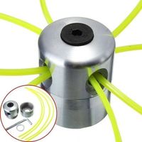 ALLIANDIS Universal-Aluminium-Freischneiderkopf, Trimmerkopf, Ersatz-Nylonfadenspule für Freischneider, Rasenmäher-Zubehör