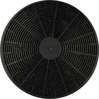 vhbw 1x Filtre à charbon actif compatible avec PKM RH-9999 / 450, RH-9090 / 400 hotte aspirante - 17,5 cm