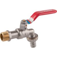 Kugelhahn mit Metallkupplung, 3-8", F-Comfort