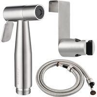 Douchette de bidet pour toilette Sprayer Premium Acier Inoxydable Décapsuleur Shattaf bidet Set complet pour WC (ws024s)