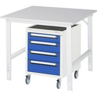 FRANKEL kaiserkraft, Poste de travail avec armoire à tiroirs,
