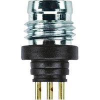 Escha 8008157 Conector Macho Negro IP67 Industrial