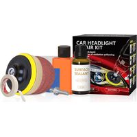 Kit di restauro con disco lucidante per fari auto