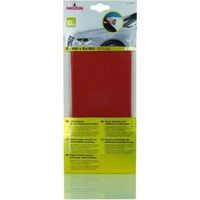 Papel de lija Nigrin p100/150 10 hojas lijado intermedio eliminación óxido