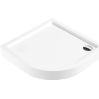 Deante Receveur de douche demi-ronde blanc 90 cm