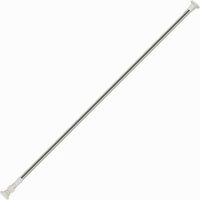 Bastone Silver Estensibile Asta Appendiabiti Tende Regolabile Da 140-260cm 59410