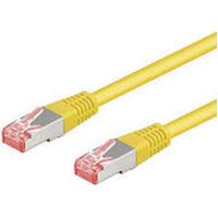 Goobay 13573 cable de red Amarillo 1 m Cat6 S/FTP (S-STP)