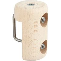 Pied de lit en bois à visser – Diamètre 58 mm – Hauteur 95 mm – Finition brute pour rénovation de sommier – Cime