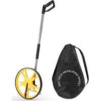 Roulette de Mesure Pliable de Précision avec Roue de Mesure de Distance 99.999,9 m Mesure Métrique des Roues et du Ruban, Sac de Transport (pliable)