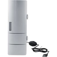 Mininevera USB compacta de 8,5 x 12 x 25 cm – Enfría bebidas a 10 ℃ – Calienta a 50 ℃ – Silenciosa a 35 dB – Ideal para viajes y oficina.