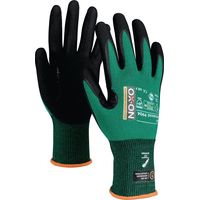 OX-ON Gants de protection anti-coupures Cut Advanced 9904 taille 10 noir/vert 12 paires ( 4000391374 )